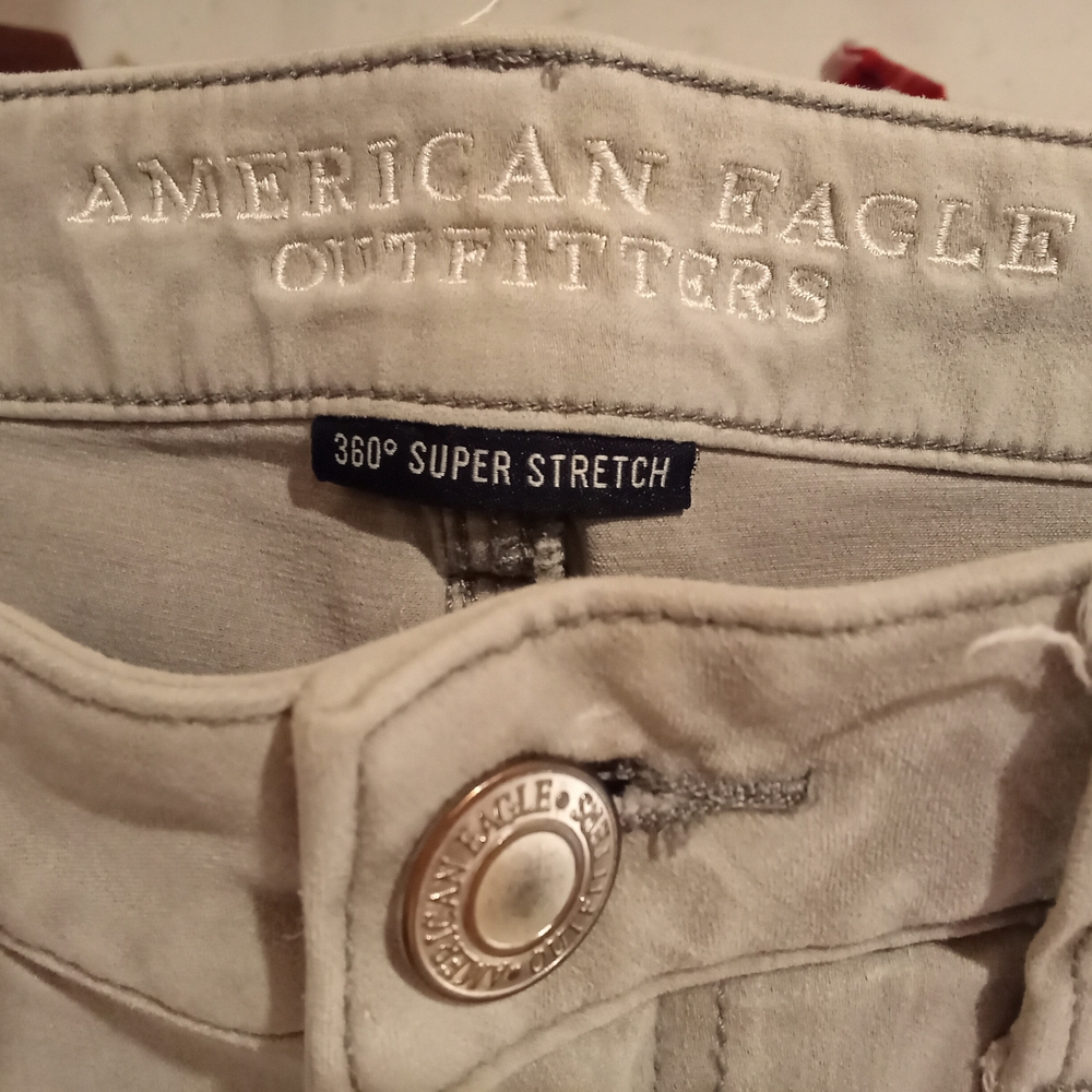 American Eagle Outfitters Gray Jeggings Super Stretch